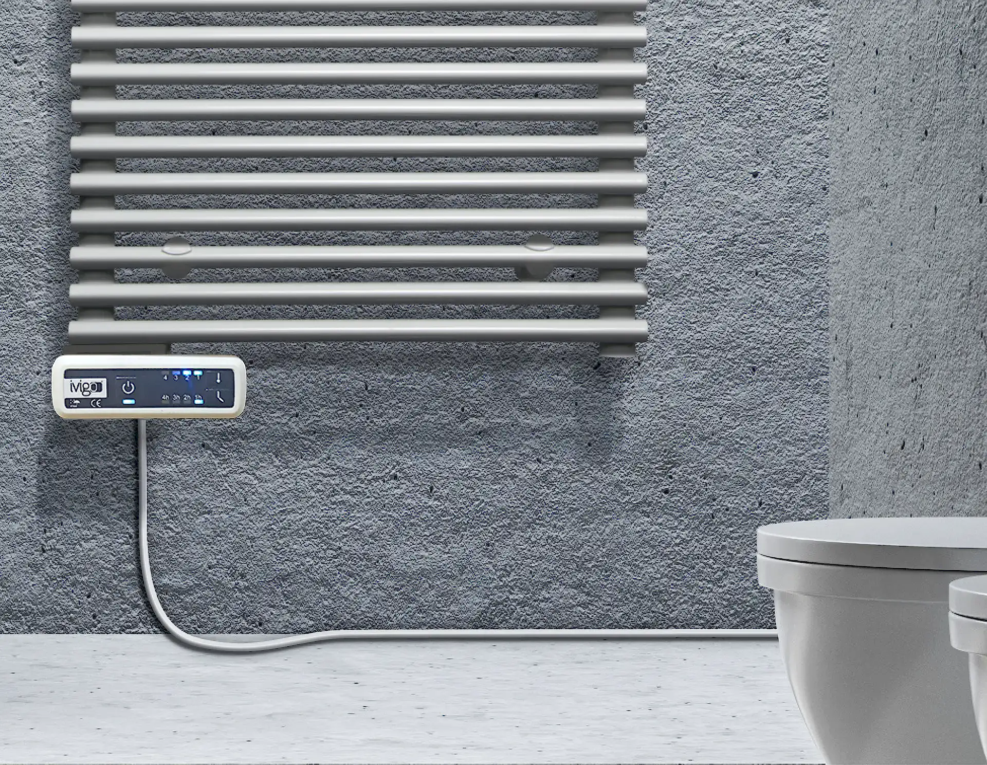 İVİGO EHR 600 Watt Profesyonel Havlu Isıtıcı Beyaz