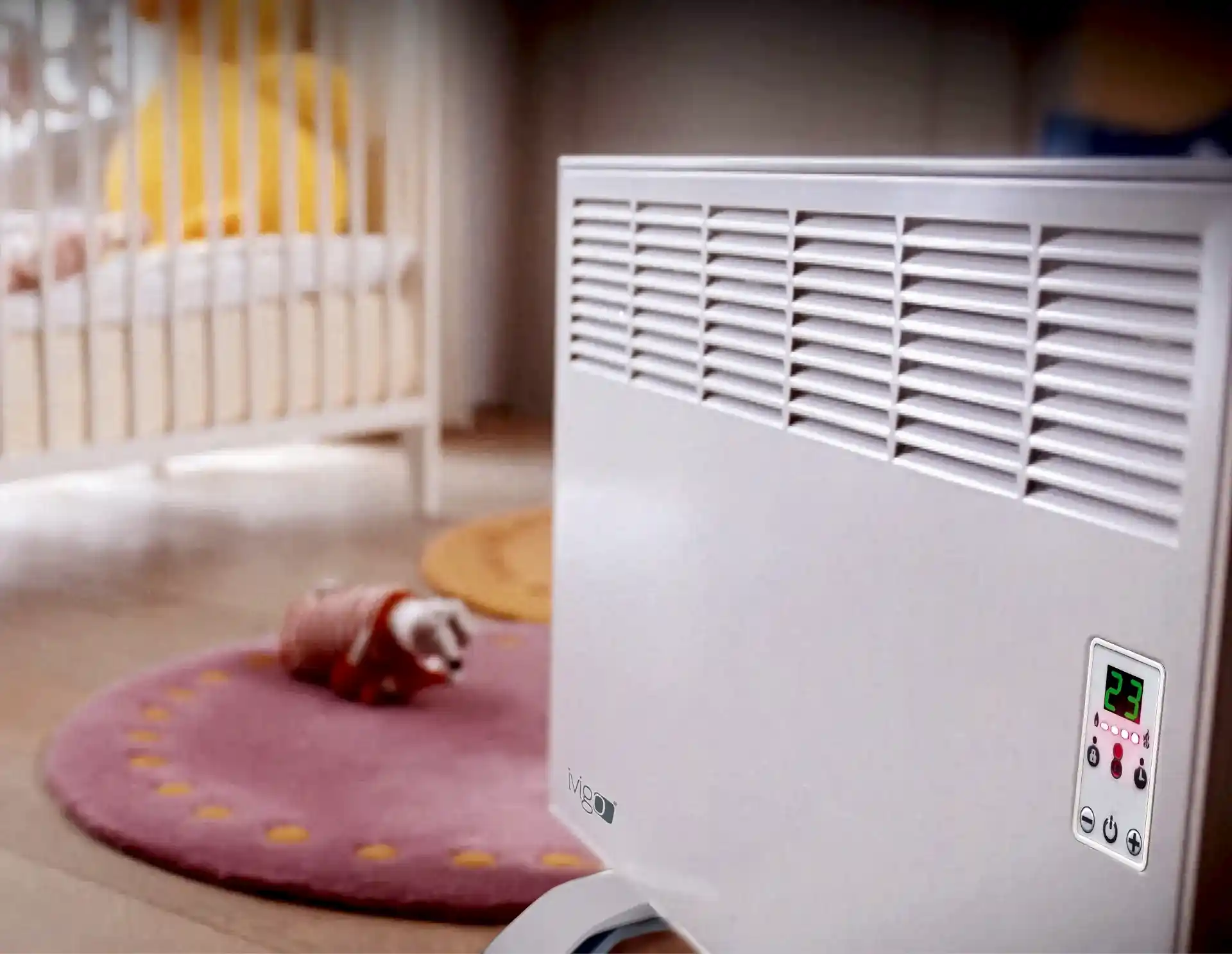 İVİGO EPK 1500 Watt Dijital Konvektör Isıtıcı Beyaz