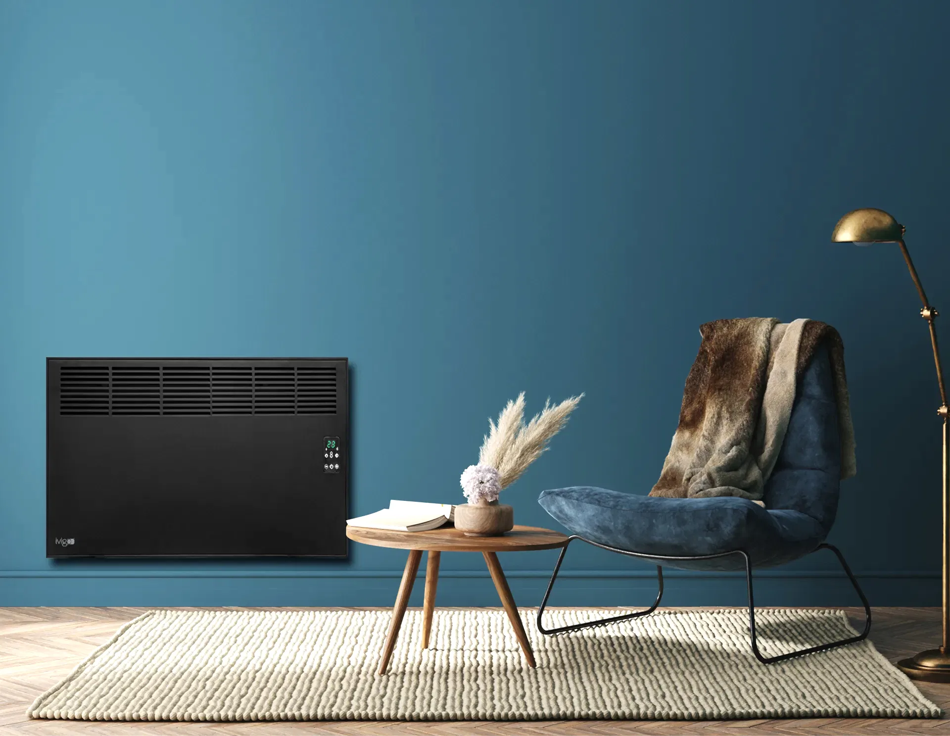 İVİGO EPK 1500 Watt Dijital Konvektör Isıtıcı Siyah