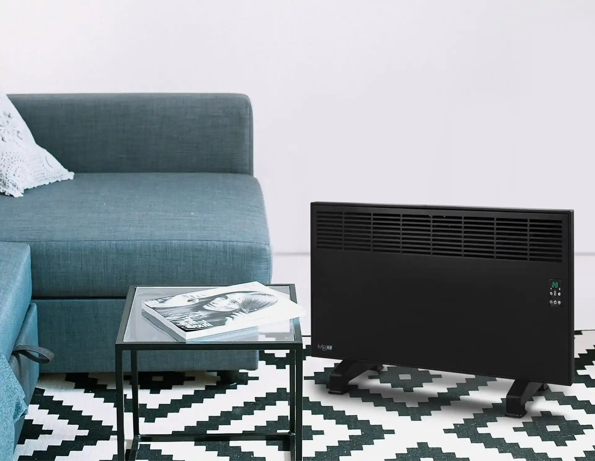 İVİGO EPK 2500 Watt Dijital Konvektör Isıtıcı Siyah