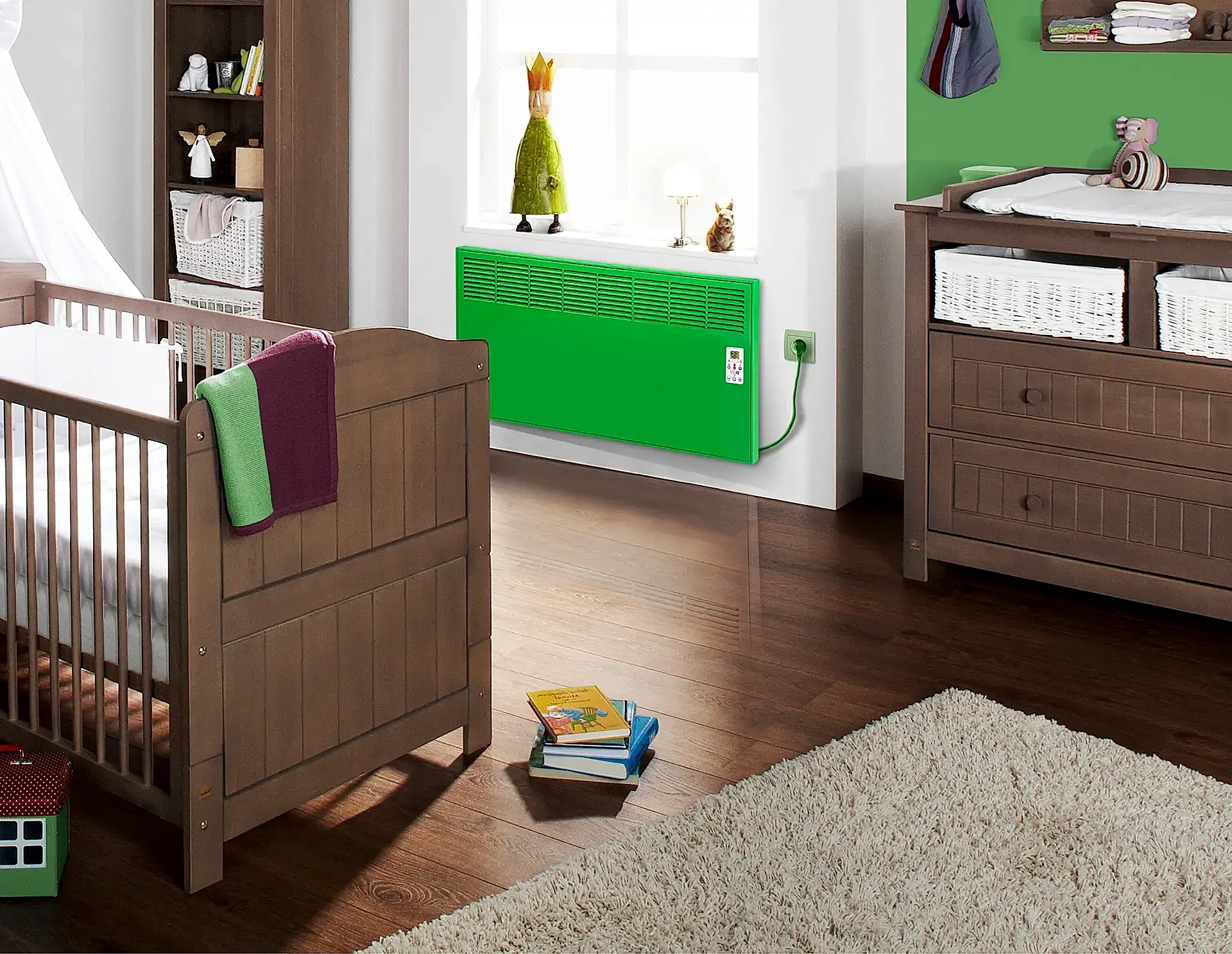 İVİGO EPK 2000 Watt Dijital Konvektör Isıtıcı Yeşil