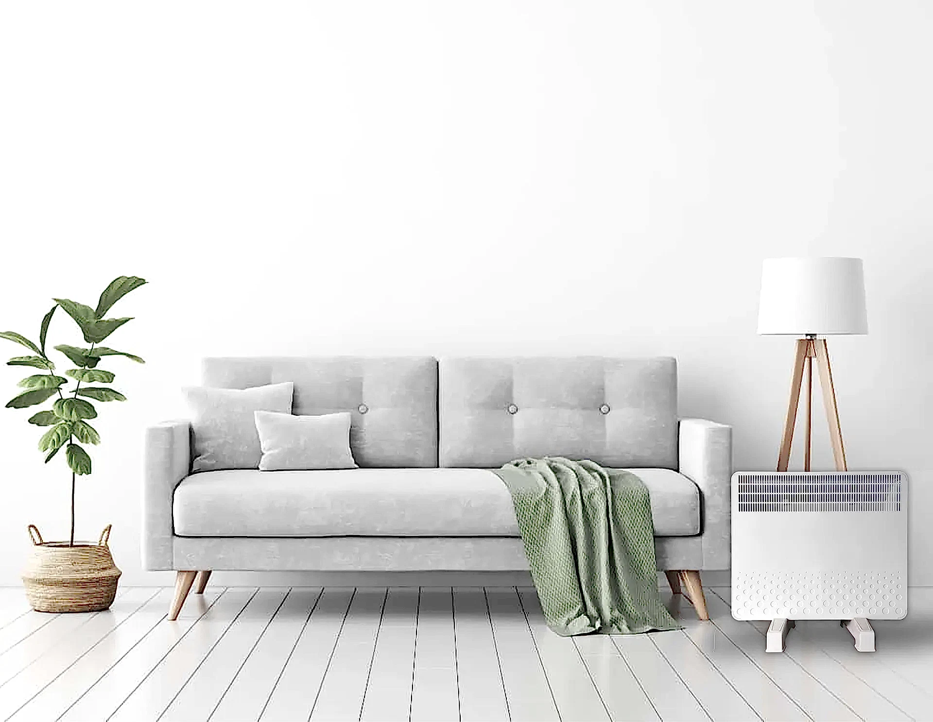 SOLARİS KIP 1000 Watt Dijital Konvektör Isıtıcı Beyaz