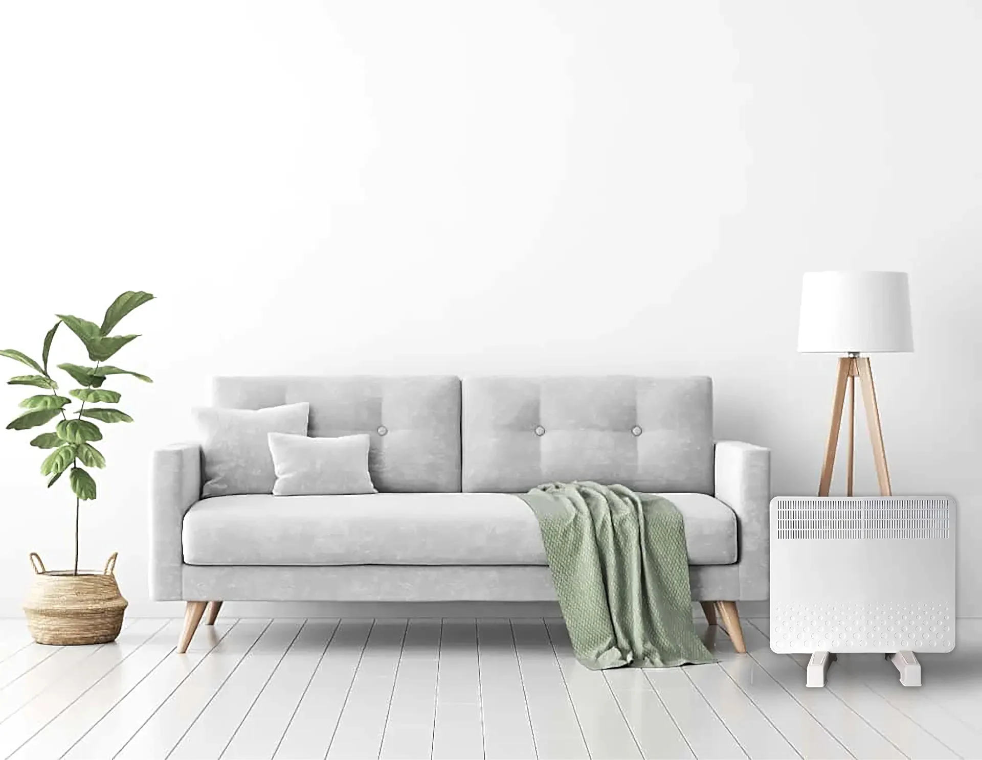 SOLARİS KIP 1000 Watt Manuel Konvektör Isıtıcı Beyaz