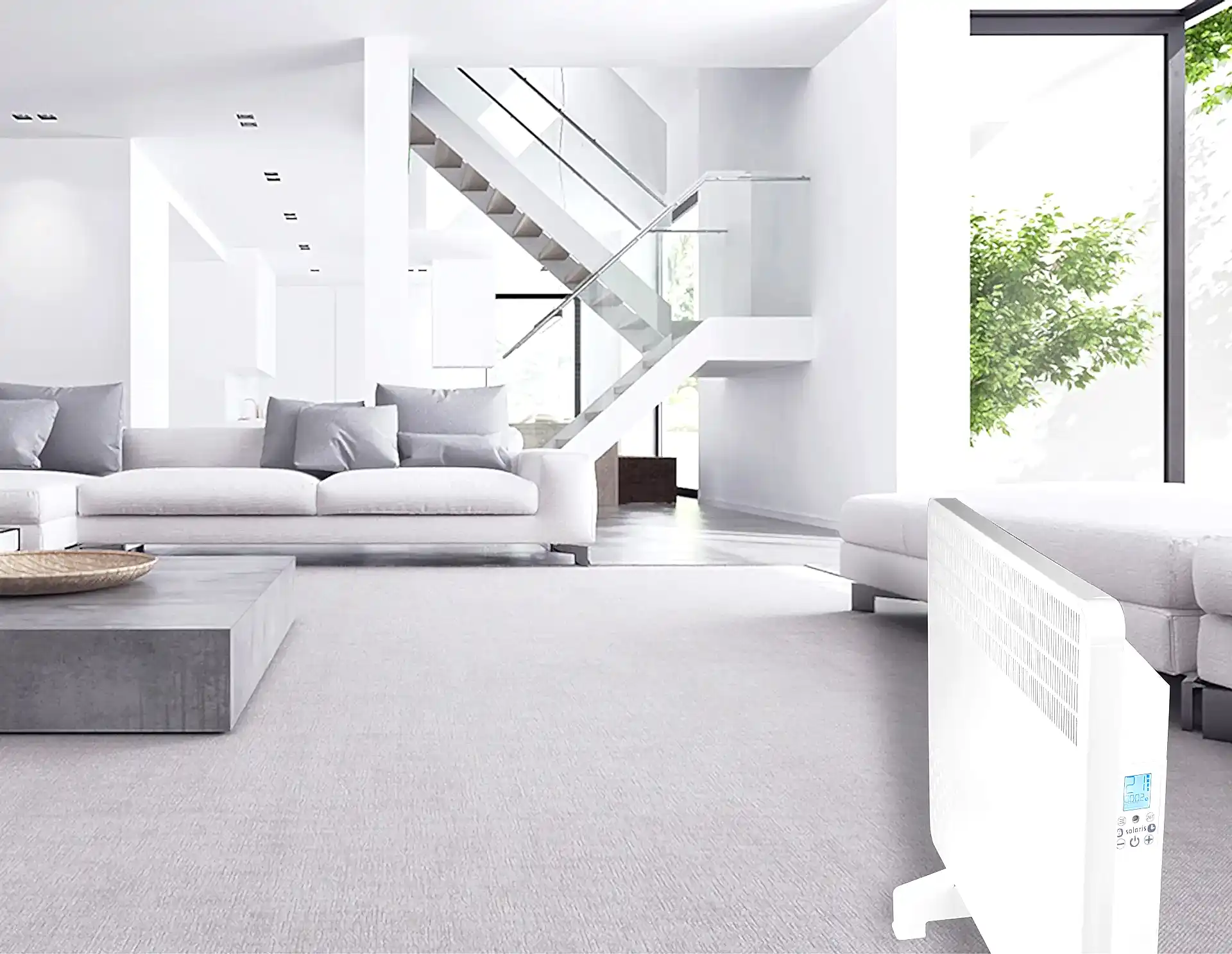 SOLARİS KIP 2000 Watt Profesyonel Konvektör Isıtıcı Beyaz